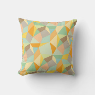 Cojín Decorativo Almohadón con Formas y Colores Abstractos