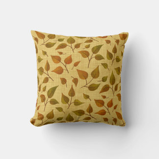Cojín Decorativo Almohadón con hojas de otoño