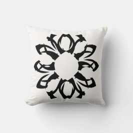 Cojín Decorativo Almohadón con patrón floral de un elemento