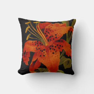 Cojín Decorativo Almohadón Cuadrado Tiger Lily
