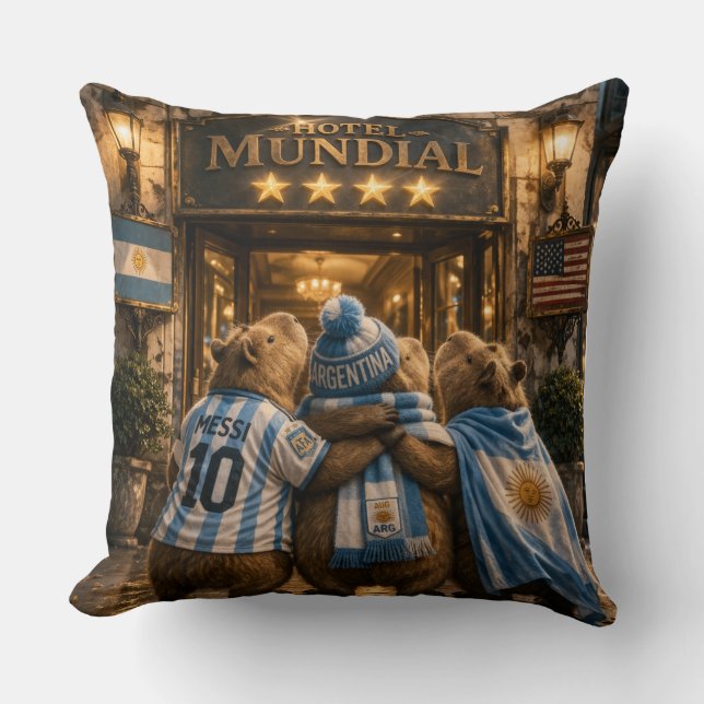 Cojín Decorativo Almohadon cuarta estrella Capibarra (Anverso)