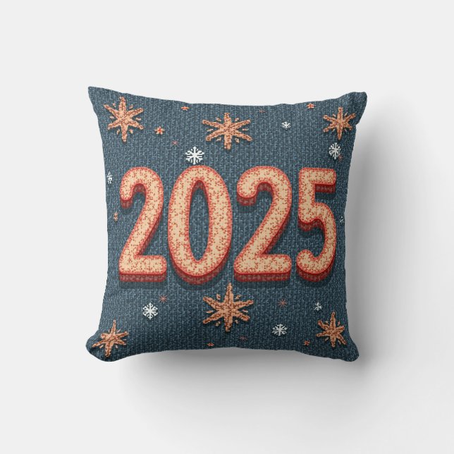 Cojín Decorativo almohadón de 2025 (Anverso)