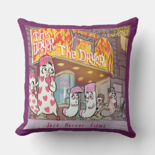 Cojín Decorativo Almohadón de Algodón Jumbo de Películas de Terror 
