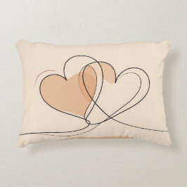 Cojín Decorativo Almohadón de Amor Personalizado – Corazones Románt