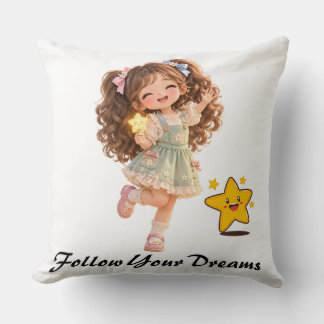 COJÍN DECORATIVO ALMOHADÓN DE ANIMÉ 3D MONO SIGUE TUS SUEÑOS