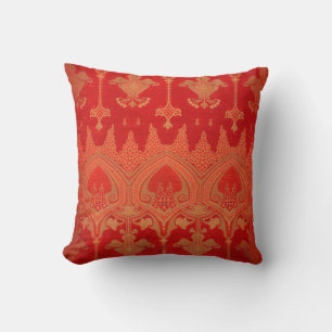 Cojín Decorativo Almohadón de brocado elegante vintage de damasco r
