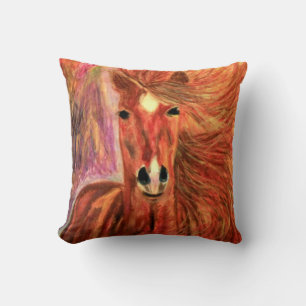 COJÍN DECORATIVO ALMOHADÓN DE CABALLO DE DISEÑADOR - REGALOS DE DIS