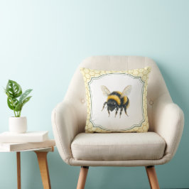 Cojín Decorativo Almohadón de Campo con Abejorro