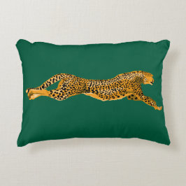 COJÍN DECORATIVO ALMOHADÓN DE CHEETAH CORRIENDO
