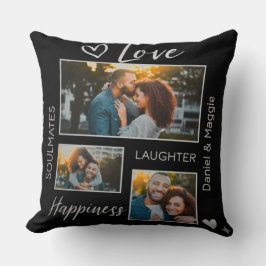 Cojín Decorativo Almohadón de colage personalizado para parejas
