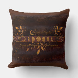 Cojín Decorativo Almohadón de fases y ciclos