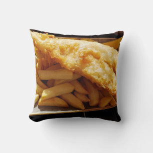 Cojín Decorativo Almohadón de Fish and Chips
