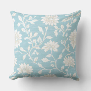 Cojín Decorativo Almohadón de Floral Blue Country