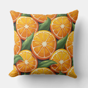 Cojín Decorativo almohadón de fruta naranja