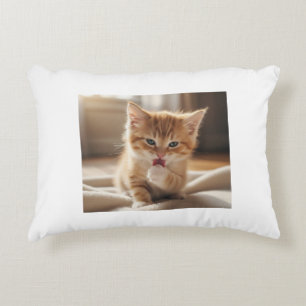 Cojín Decorativo Almohadón de gatito impresa