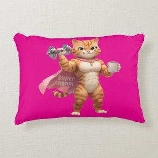 Cojín Decorativo Almohadón de Gato de Gimnasio Musculoso – Deco Div