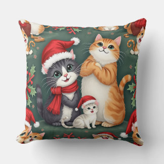 Cojín Decorativo almohadón de gato de los navidades