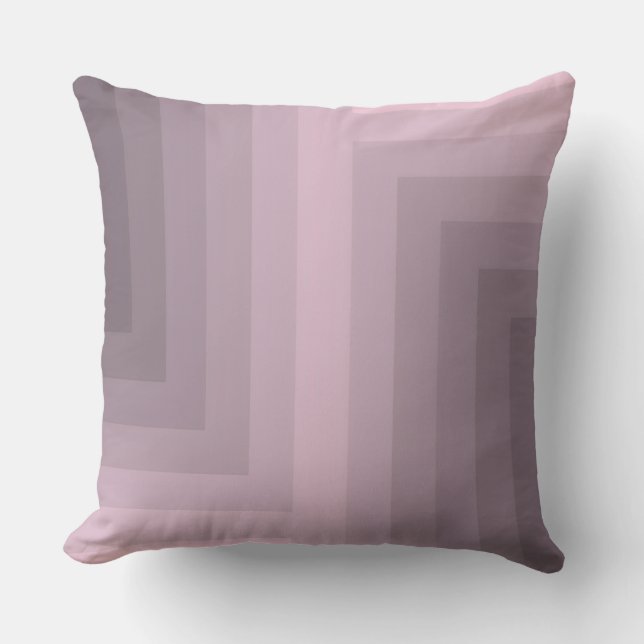 Cojín Decorativo Almohadón de laberinto de cuarzo rosa (Anverso)