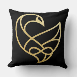 Cojín Decorativo Almohadón de lanzamiento del pájaro Sankofa Ascens