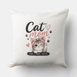 COJÍN DECORATIVO ALMOHADÓN DE MAMÁ GATO