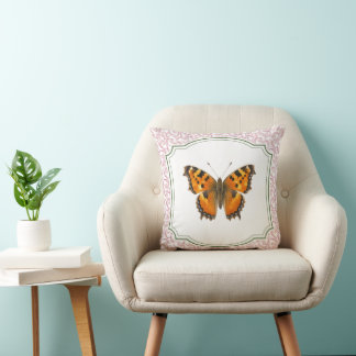 Cojín Decorativo Almohadón de mariposas campestres
