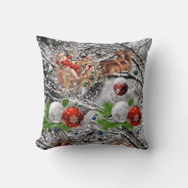 Cojín Decorativo Almohadón de Navidad (Anverso)