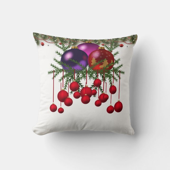 Cojín Decorativo Almohadón de Navidad (Anverso)