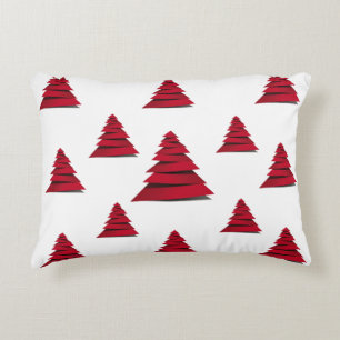 COJÍN DECORATIVO ALMOHADÓN DE NAVIDAD CON RESPALDO ROJO