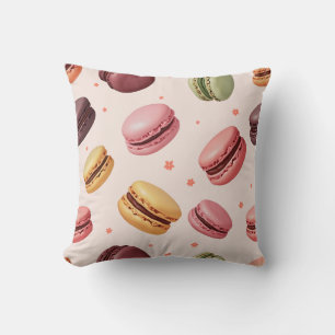 Cojín Decorativo almohadón de patrón de macaron