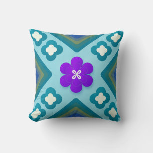 Cojín Decorativo Almohadón de pulso de flor de cuatro hojas