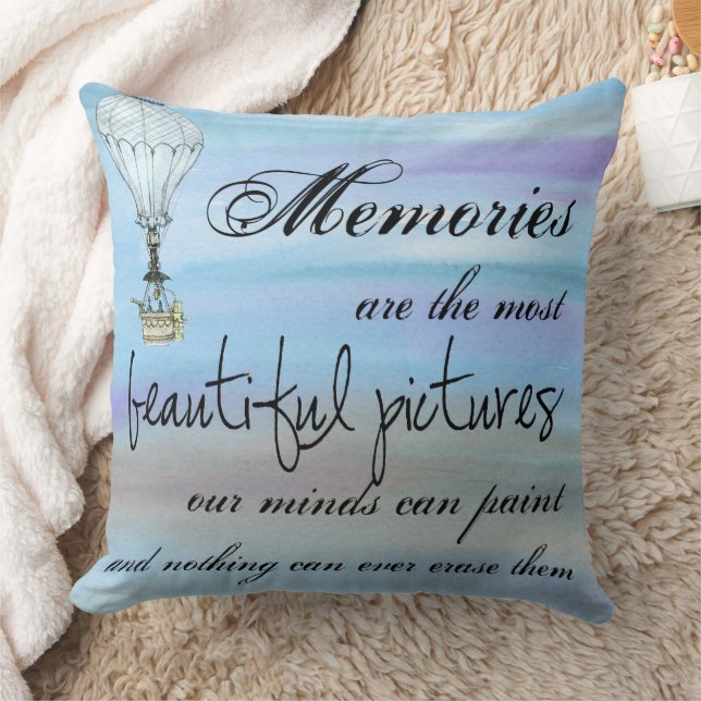 Cojín Decorativo Almohadón de Recuerdos Hermosos (Manta)