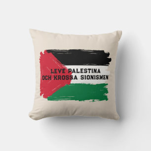 Cojín Decorativo Almohadón de Solidaridad con Palestina Decoració