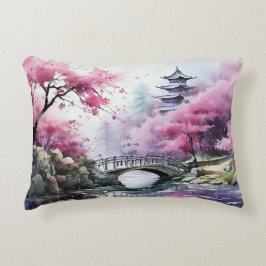 Cojín Decorativo Almohadón de sueños de flor de cerezo