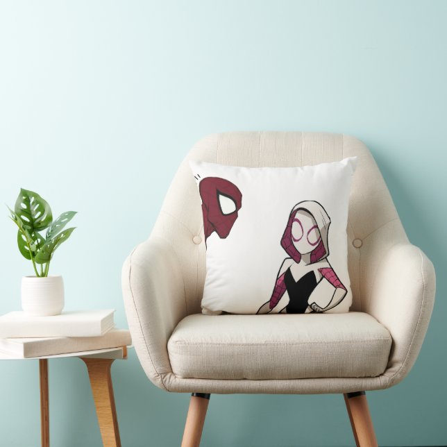 Cojín Decorativo Almohadón de superhéroe de estilo cómic (Silla)