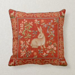 Cojín Decorativo Almohadón de Tapiz Antiguo