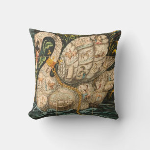 Cojín Decorativo Almohadón de Tapiz Antiguo