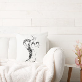 Cojín Decorativo almohadón de tentáculos de pulpo