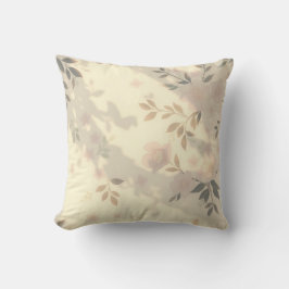 Cojín Decorativo Almohadón de Terciopelo Floral con Sombra Botánica