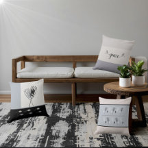 Almohadón de Tirar Floral Rústico Tonos Terrestres