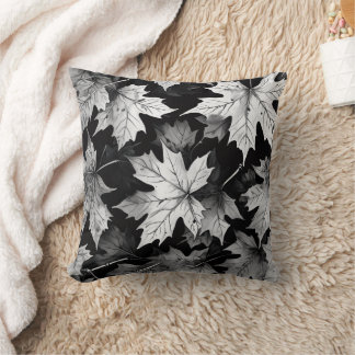 Cojín Decorativo Almohadón de tirar negro y blanco