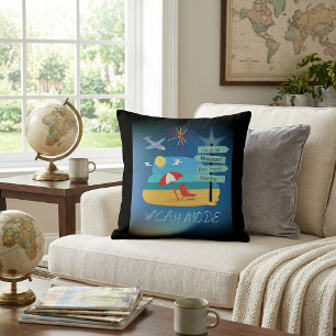 Cojín Decorativo Almohadón de vacaciones moderno y elegante contemp