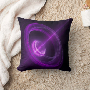 Cojín Decorativo Almohadón de vórtice de energía violeta