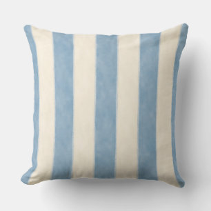 Cojín Decorativo Almohadón Decorativo con Rayas Azules