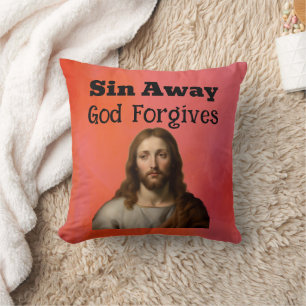 Cojín Decorativo Almohadón Dios Perdona