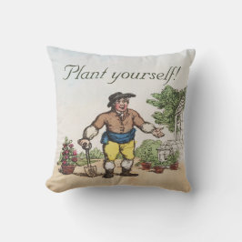 Cojín Decorativo Almohadón divertido para jardineros vintage