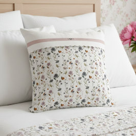 Cojín Decorativo Almohadón Elegante con Estampado Floral Cottagecor