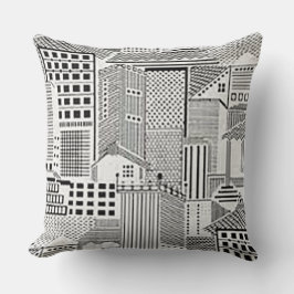 Cojín Decorativo Almohadón en la ciudad