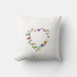 Cojín Decorativo Almohadón Floral