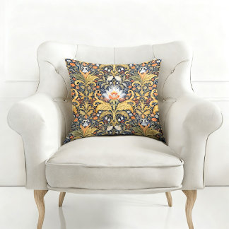 COJÍN DECORATIVO ALMOHADÓN FLORAL BOHEMIO ANTIGUO CON ESTAMPADO
