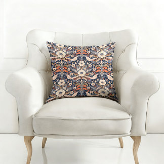 COJÍN DECORATIVO ALMOHADÓN FLORAL BOHEMIO ANTIGUO CON ESTAMPADO